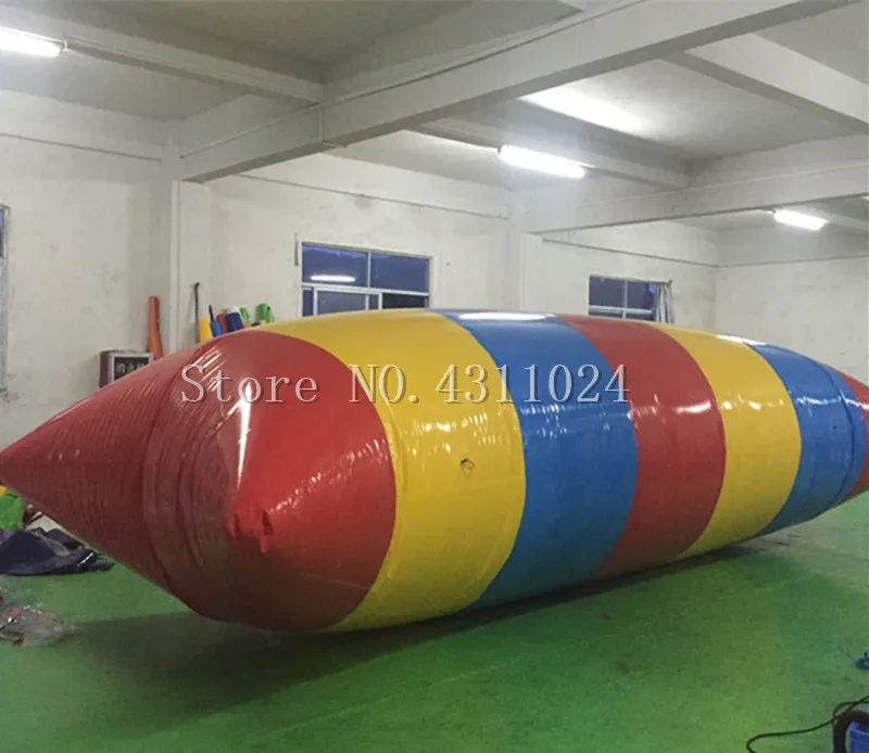 

Free Shipping 9x3m Inflatable Blob Jump With 0.9mm Thickness PVC Tarpaulin Jumping Pillow Water Air Bag Come With a Pump