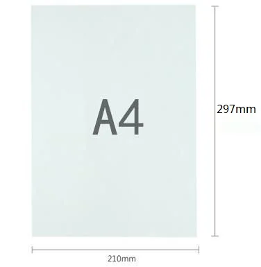 Size A4 Green PVC Binding Cover Transparent Plastic Acetate Sheets Thickness 200micron