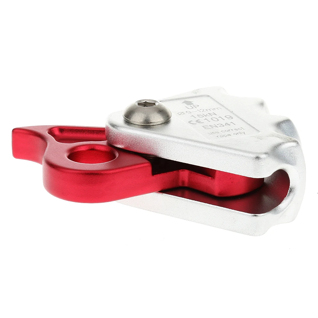 Outdoor Climbing Gear Mountaineering Safety Equipment Rope Grab Protecta Aluminum Magnesium Device for 9mm-12mm Rope