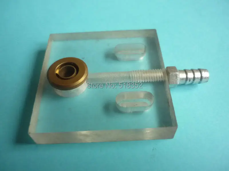 48 x50 x10mm Acrylic Water Jet Panel/ Water Spray Cooling Plate with Brass Nozzle  for Dewei EDM Wire Cut High Speed Machine