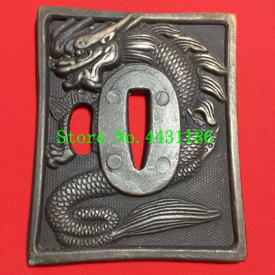 High Quallty DIY Katana Fitting Alloy TSUBA Dragon For Japanese Samurai Sword Accessory