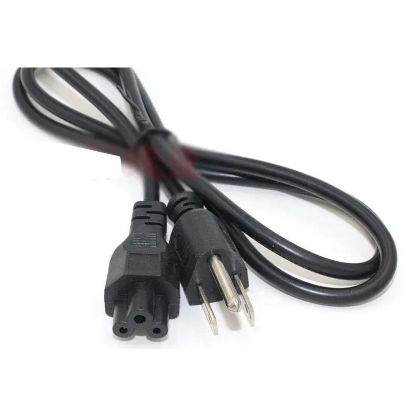 Power Cord  for 3Pin Prong Plug to IEC-C7 IEC-C5 AC Figure 8 Monitor US plug American