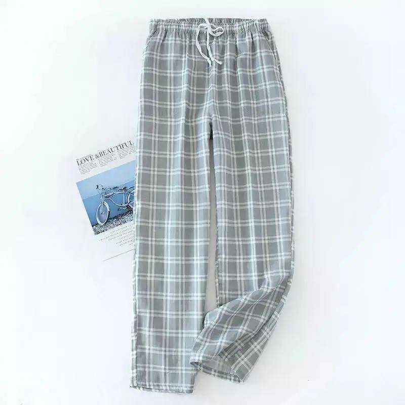 Cheap Cotton Summer Mens Sleep Bottoms Pajamas Shorts Sleepwear Pants Pajamas Male Men At-home Sleep Shorts Men Sleeping Shorts