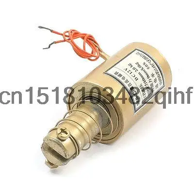 DC12V Open Frame Linear Motion Pull Tubular Solenoid Electromagnet