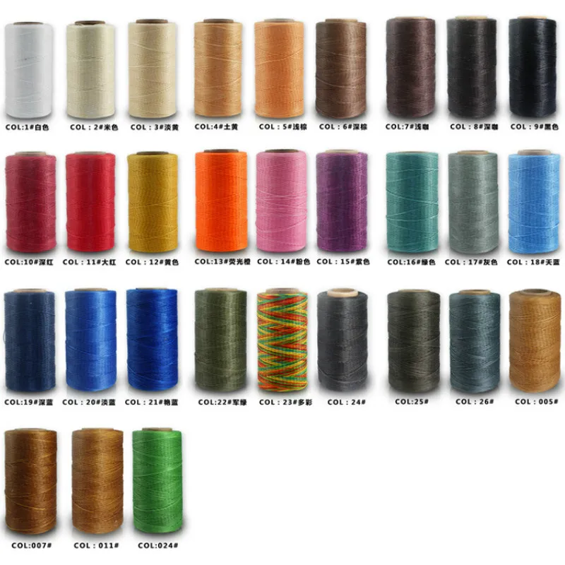 250 Yard Datar Katun Wax Tali 0.8 Mm Thread String Tali Kawat Spul Fit Manik-manik Kerajinan DIY Gelang Kalung Perhiasan temuan