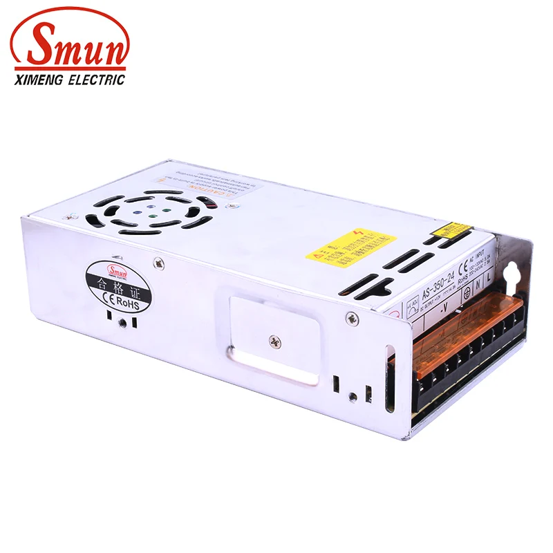 SMUN AS-350-15 110VAC/220VAC to 15VDC 23A 350W SMPS Single Output Switching Power Supply