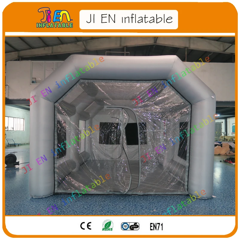 8x4x3mH automotive mobile portable paint booth inflatable spray paint booth,inflatable car tent