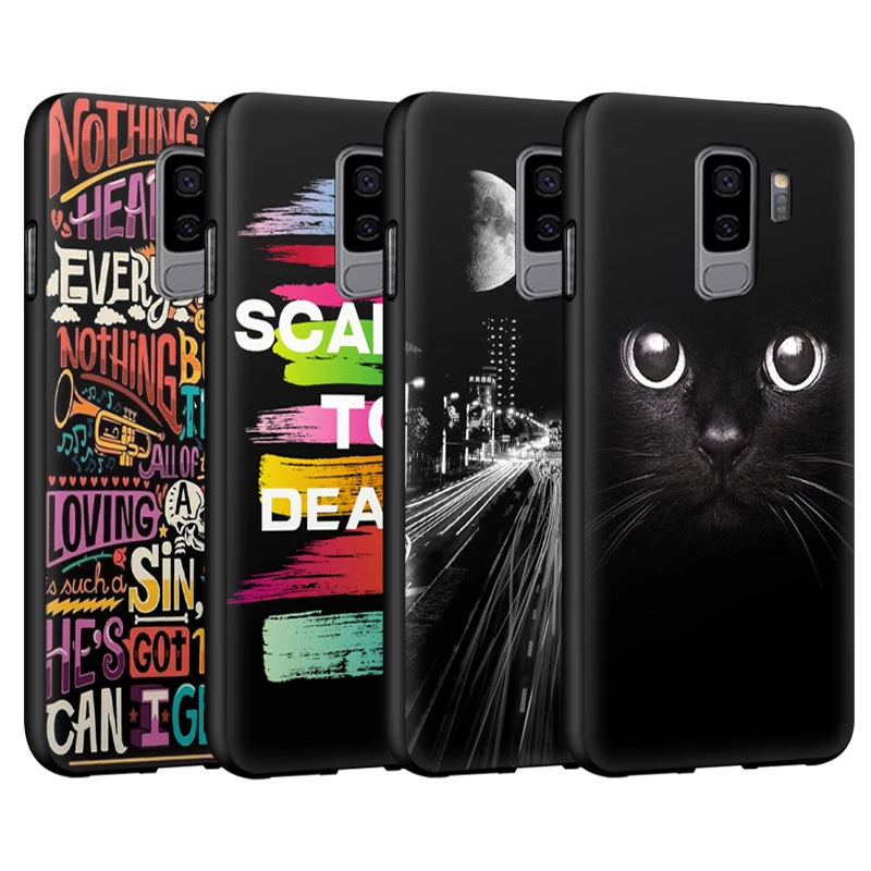 JURCHEN For Samsung S 9 S9Plus Soft Silicone Case For Samsung Galaxy S9 Plus Case Cover Cute Cartoon Phone Bags Back Coque Capa