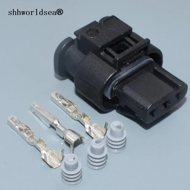 Shhworldsea 3 pin electrical automotive plug waterproof connetor 3C0973203 3C0 973 203 872-858-541 FOR VW Parking Sensor Plug