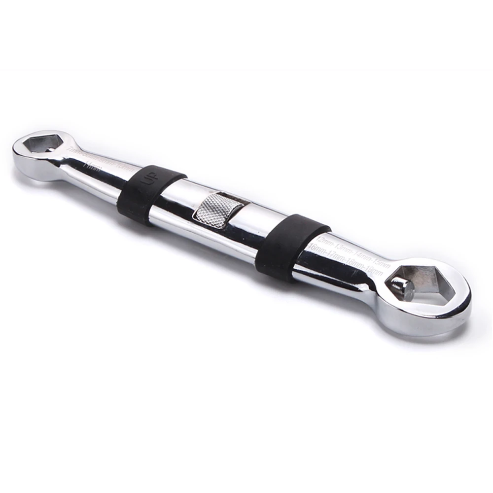 Multifunction Flexible Box End Adjustable Combination Wrench Metric Impereal System