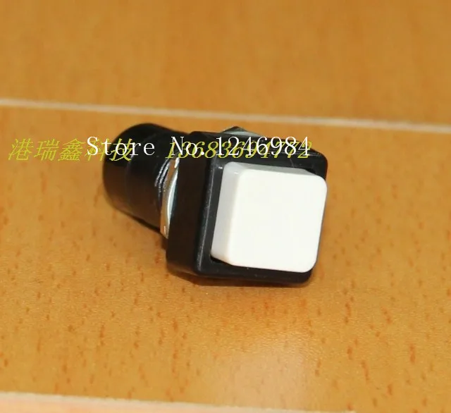 

[SA]No trigger lock button switch reset button switch M12 white square PB303B { } overstock--200pcs/lot