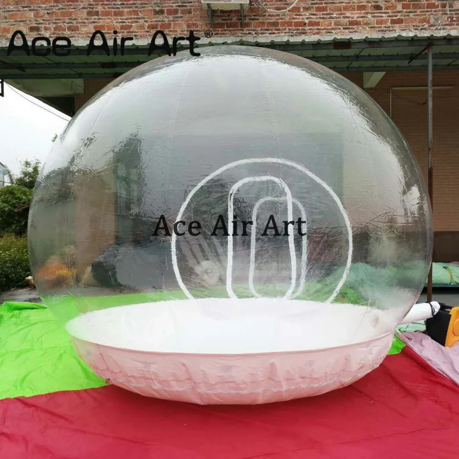 Cheap Inflatable Transparency Bubble Tent Bubble Clear Dome Marquee with Zipper Door for Outdoors