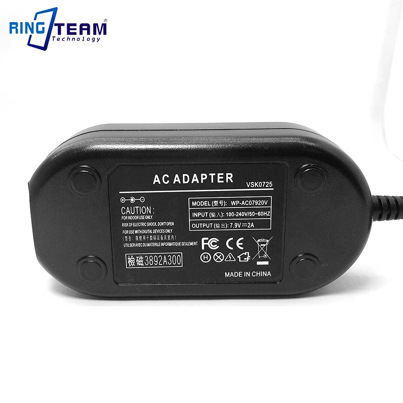 Adattatore CA CC per Panasonic LSJA0310 LSJA0288 LSJA0288-1 PV-DAC11 VSK0581 VSK-0581 VSK0651 VSK-0651 VSK0725 VSK-0725...