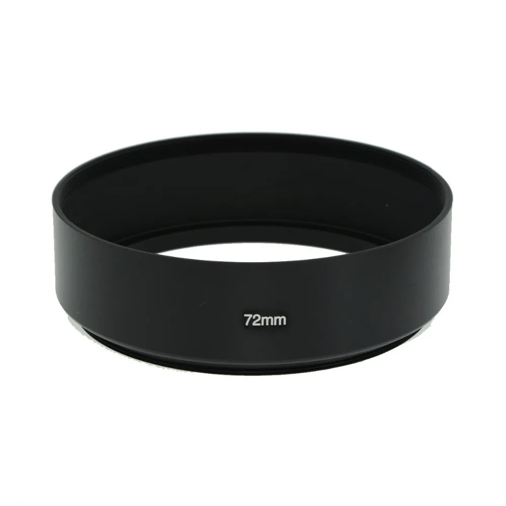 Camera Lens Hood Metal Standard 37mm 39mm 40.5mm 43mm 46mm Screw-in Tubular Lente Protect For Canon Nikon Sony Pentax Olympus