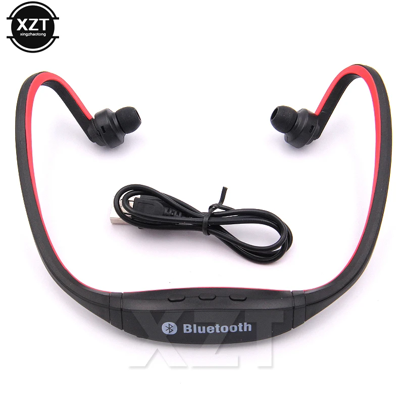 Hot Sale Universal Sport Stereo Handsfree Wireless Bluetooth Headset Earphone Headphone Micro Music Player for all phones