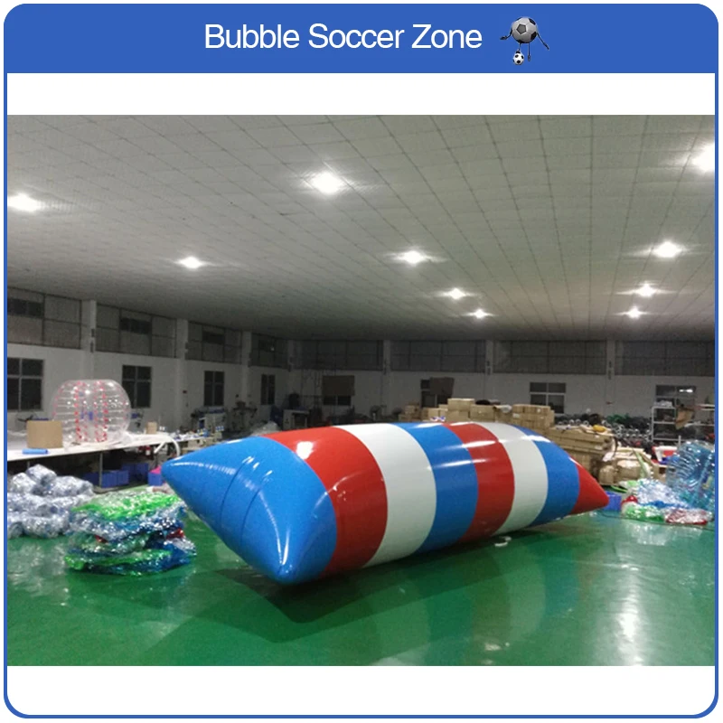 

Free Shipping 8x3m PVC Inflatable Jumping Pillow Water Trampoline Water Blob Jump Inflatable Water Air Bag Free a Pump