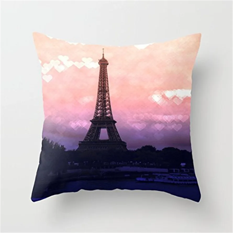 

Beautiful Paris Pillow Covers Decorative Accent Pillows Cushion Cover 18 x 18 for Girls