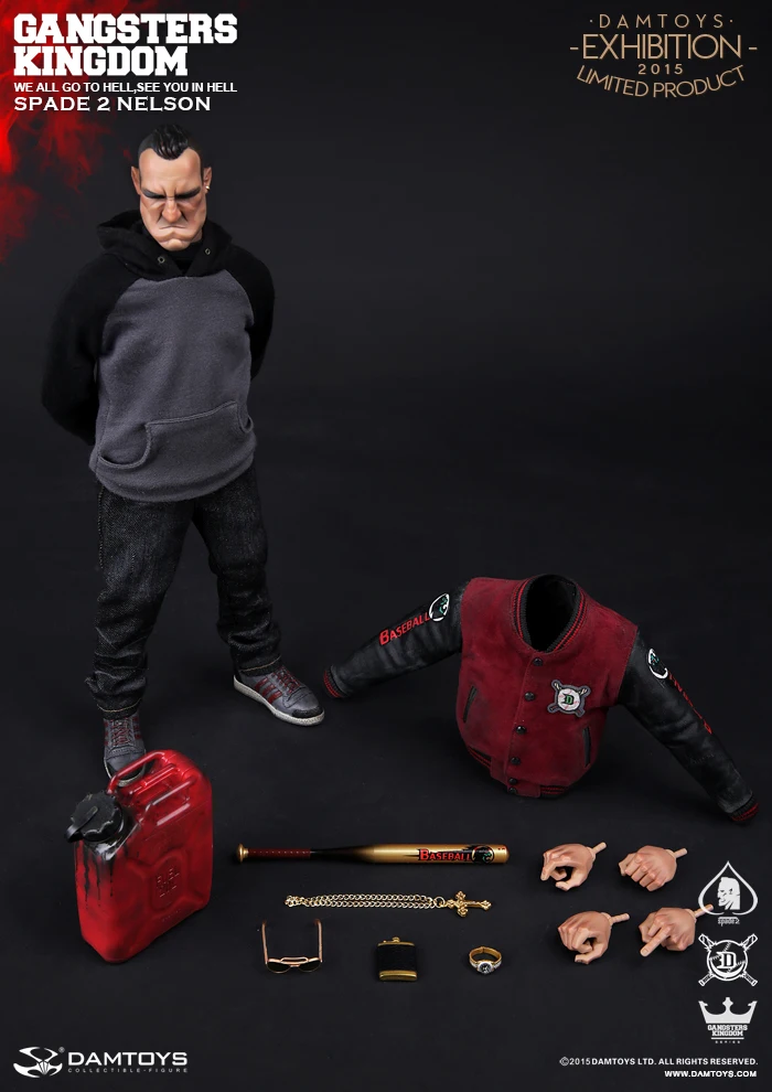 1/6 scale Collectible figure doll Gangsters Kingdom Spade 2 Nelson GKS002EX 12