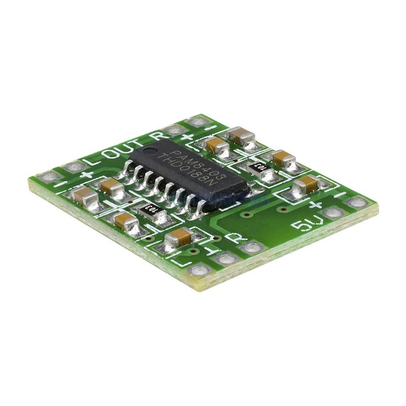 5W Mini Digital Audio Amplifiers Board For Class D HIFI Stereo Speaker Horn 2.0 Channel Digital AMP PCB Board