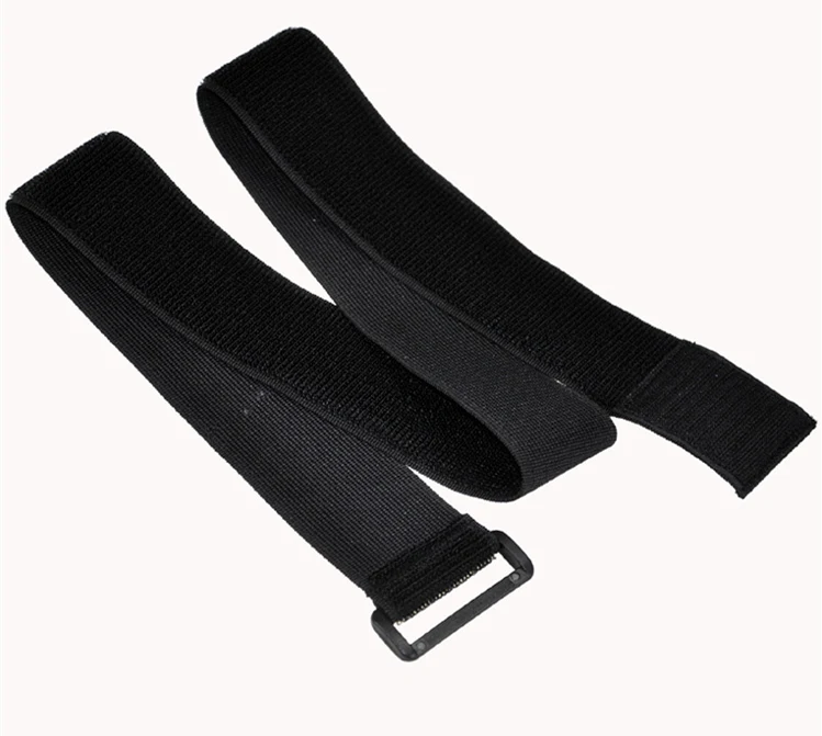 New 2015 free shipping 2pcs/lot 5cm x 200cm Elastic  cable tie nylon strap with plastic buckle Hook and Loop magic Tape