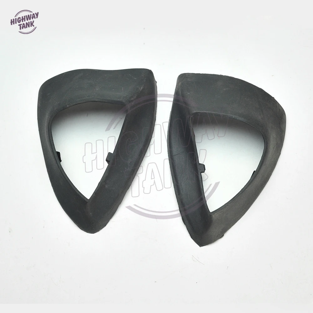 Black Motorcycle Mirror Base Boot Rubber Boots Moto mirrors bottom Cover case for Honda GL1800 Goldwing 2001-2010