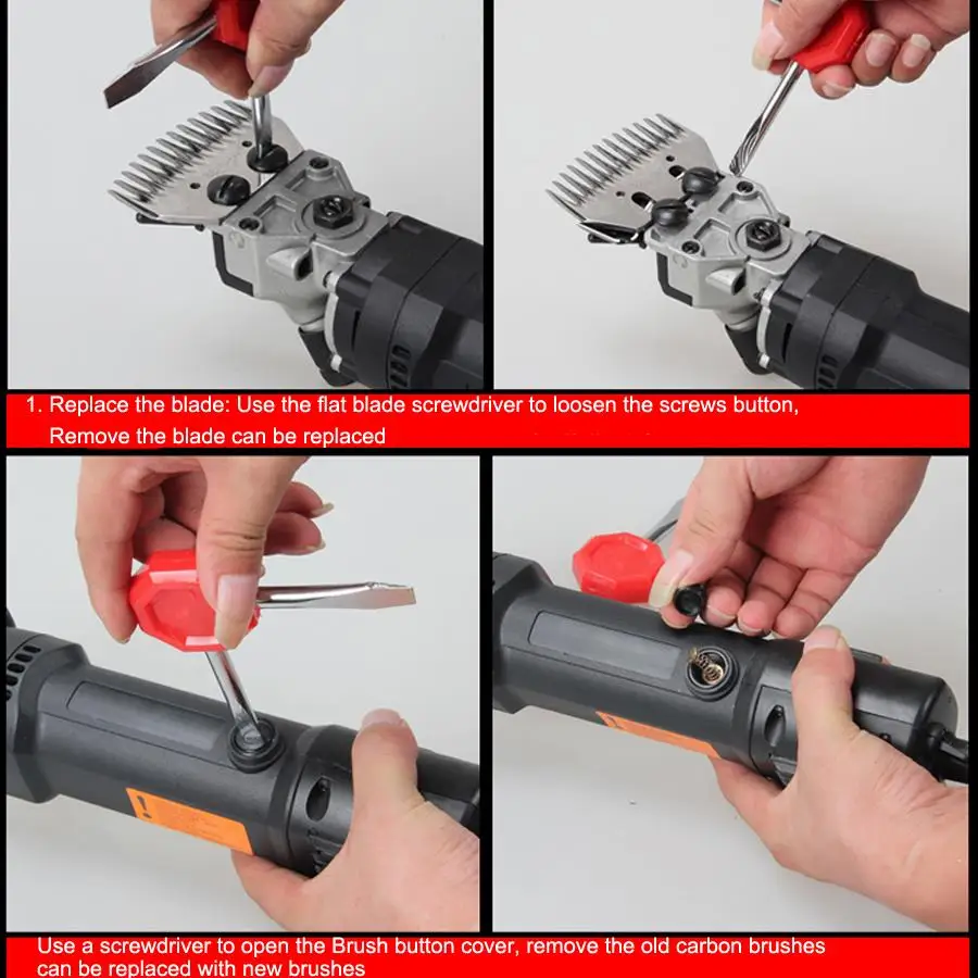 アルミボックスパッケージ最高羊コートペットの羊グルーミングウールばさみ電気クリッパーせん断機 Sheepclipper