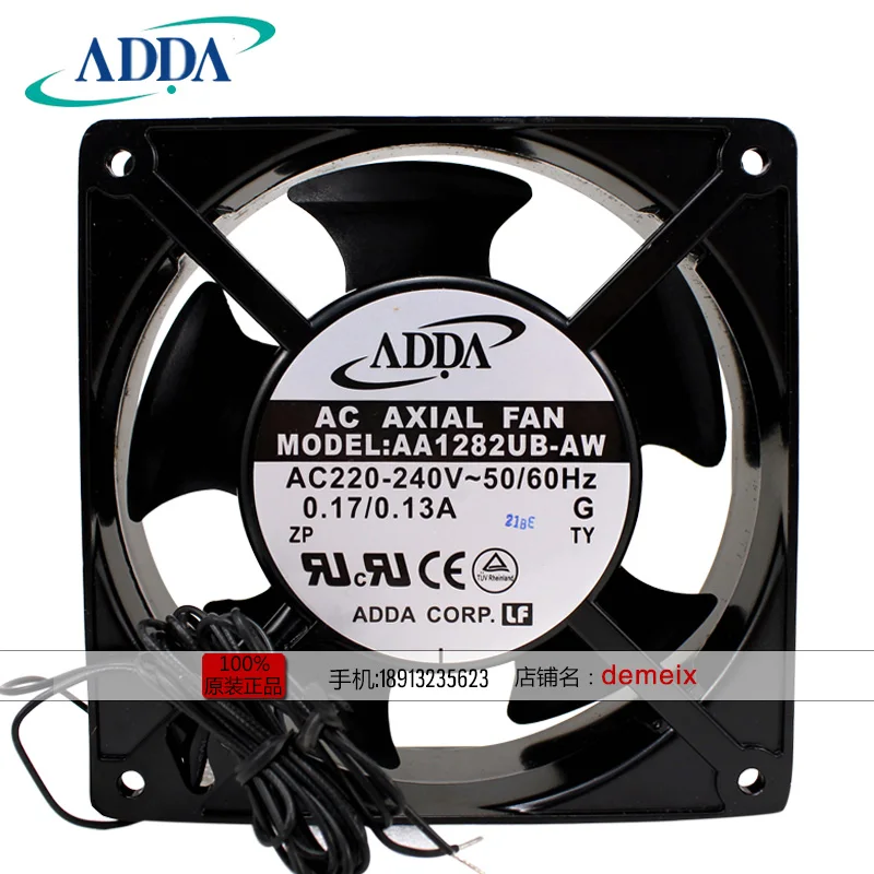 NEW ADDA AC220-240V 0.17A AA1282UB-AW high rotating speed cooling fan