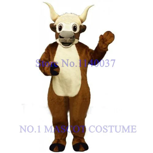 

mascot Fur Yak Mascot OX BULL Costume ADULT SIZE BULL THEME Anime cosplay costumes carnival fancy dress for sport games