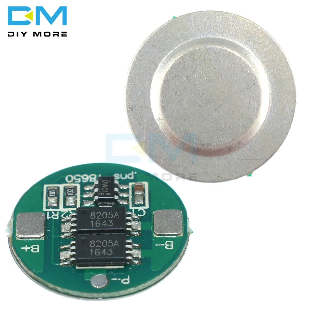 5PCS Dual MOS Battery Protection 18650 Lithium Li-ion Battery High Voltage Detection Circuit Module Board Overcurrent Detection