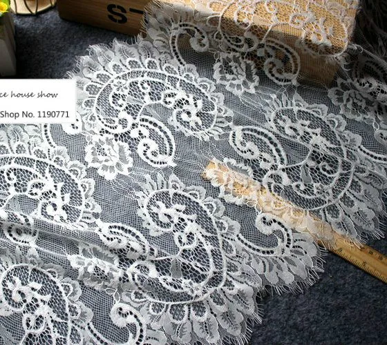 36cm wide exquisite three-dimensional pressure gauze lace lace DIY handmade accessories dress decoration