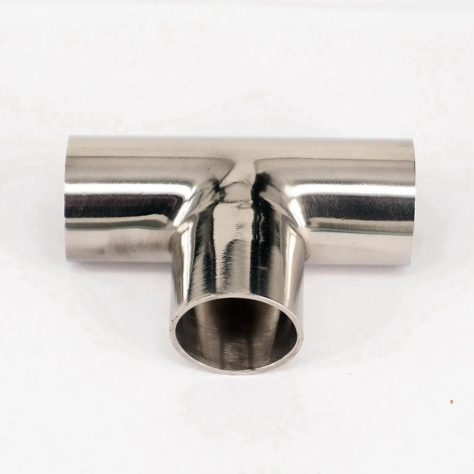 25Mm O/D 304 Rvs Sanitair Weld Tee Connector Pijp