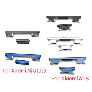 Bilashmart SIde Volume Button + Power ON / OFF Buttton Key Set Replacement Part Xiaomi Mi8 Mi 8 Se