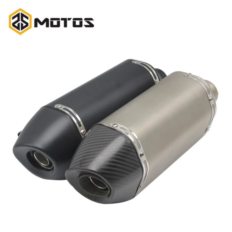 

ZS MOTOS 51mm Motorcycle Motocross Exhaust Muffler Pipe Escape GP Dirt Bike Racing with DB Killer MT07 MT09 Z800 Z1000 YZF CBR