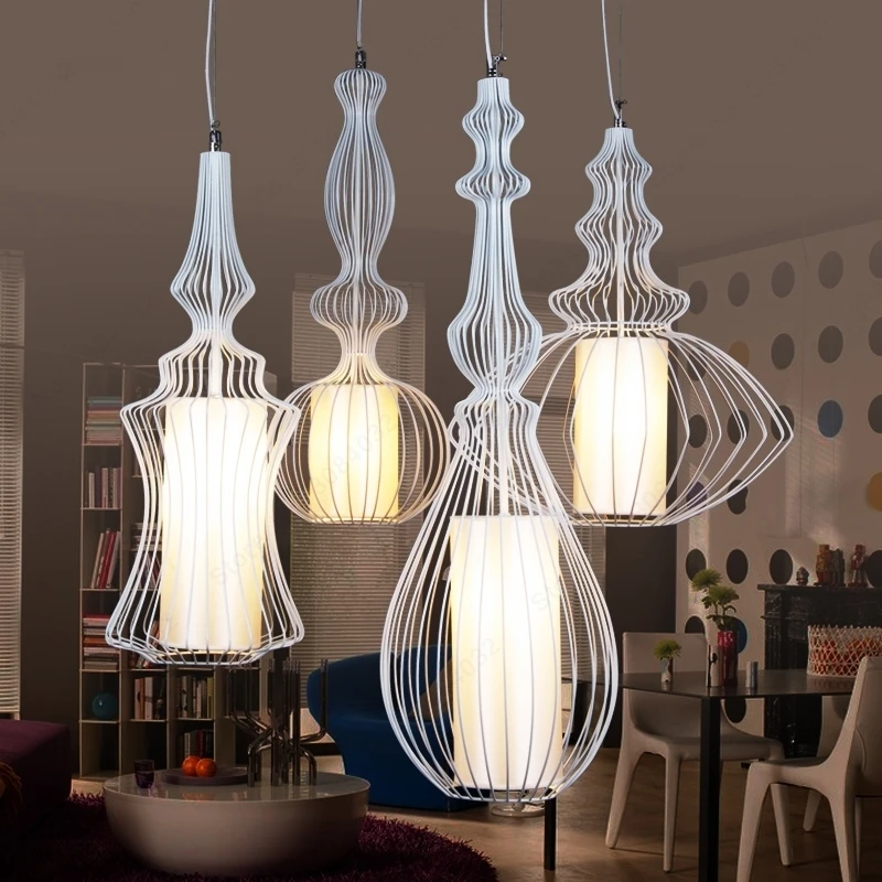 BDBQBL Modern American Pendant Lights for Dining Room Bedroom Pendant Lamp Suspension Luminaire Vintage Home Lighting Hanglamp image 3