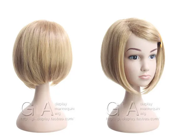 Head Good Lovely Plastic Mannequin Head Manikin Made In Guangzhou Professional Manufacturer