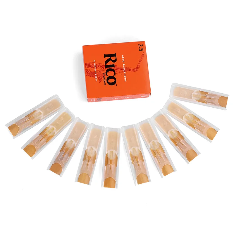 Aisiweier USA RICO sassofono contralto reed scatola arancione per 10 ance Eb sax alto classico