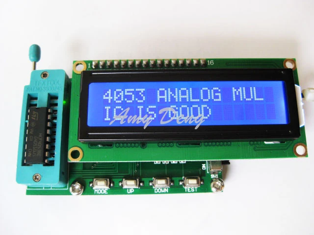 The new IC Tester 74 40 series logic gates can be judged good or bad