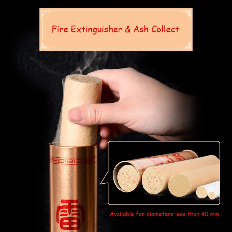 SHARE HO Long Thickened Moxa Sticks Chinese Thunder Fire Moxibustion Acupuntura Heating Rolls Burner With Moxa Extinguisher