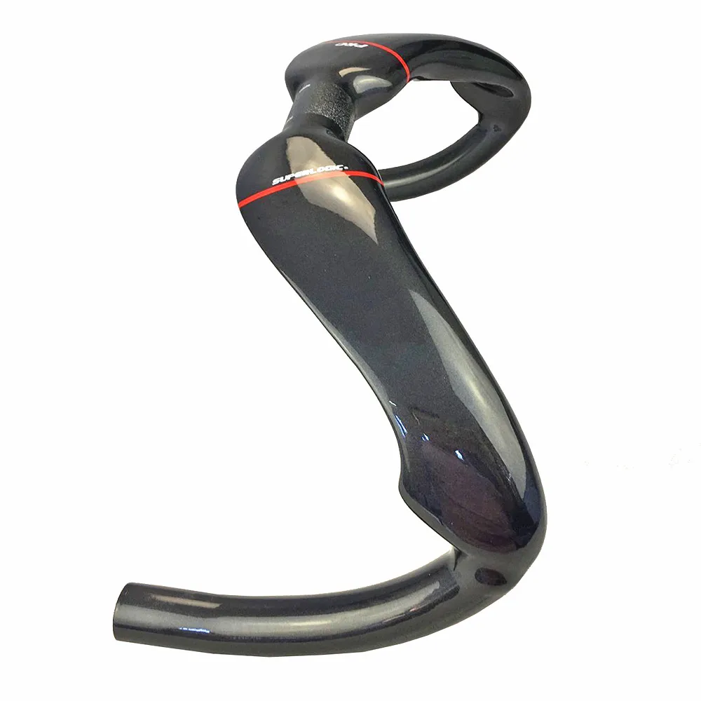 carbon handlebar carbon lite-level track competition handlebar bicycle accessories 31.8*370/385mm road bars bent bar