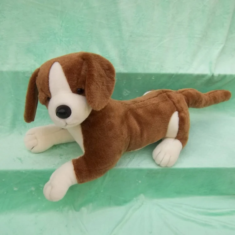 big new lovely plush dog toy high quality brown happy dog doll about 50cm