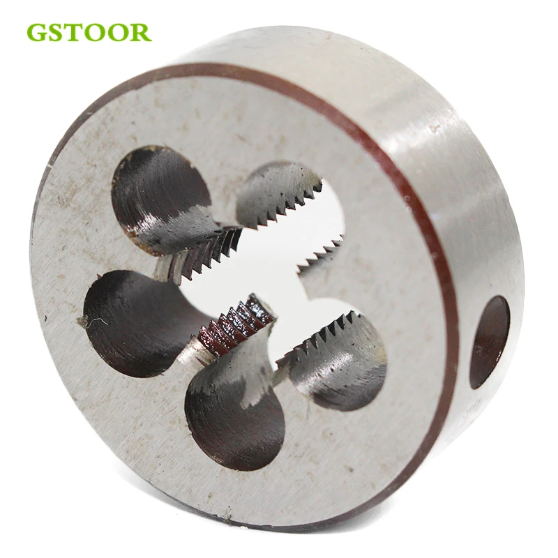 1PCS Thread Die M22 M24 Pitch 2.5 2 1.5 1 1.25 0.75 0.5 Metric Die Right Hand Pitch Threading Tools For Mold Machining