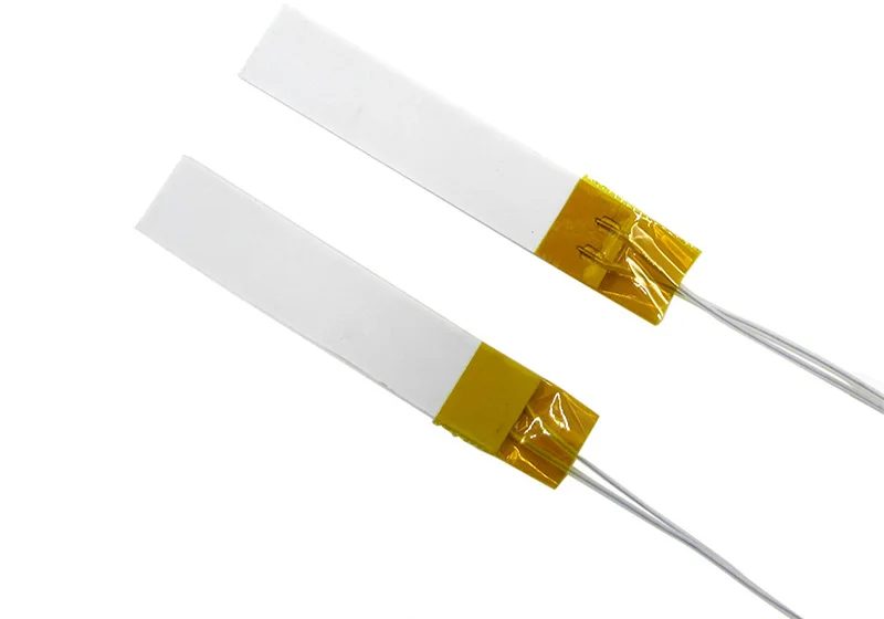 2 piezas RJ 157012   Banda calefactora de cerámica de alta temperatura PTC MCH, placa calefactora de cerámica de 15x70x1,2mm R = 2 R = 5 R = 375 calentador PTC