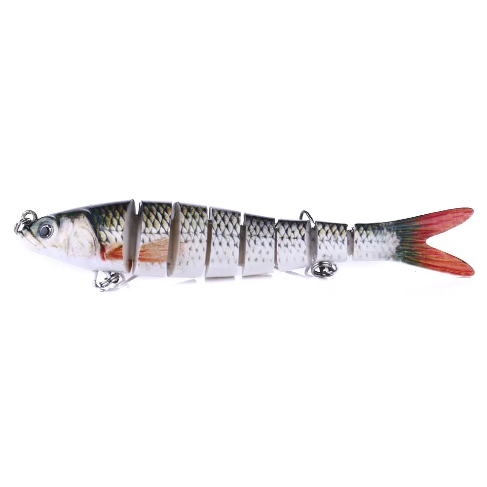 HENGJIA 13.7 cm 10 cm 8 cm coulant Wobblers leurres de pêche multi-articulé appâts durs matériel de pêche pour bar Isca manivelle