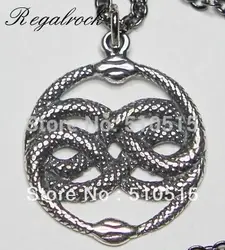 Neverending story Snake Pendant Necklace Bastian Bux Orin The Aurin Atreyu Infinite Endless Jewelry