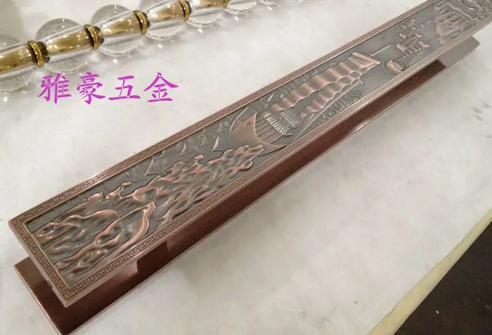 Plain Chinese antique carved glass door handle door handle door handle door handle