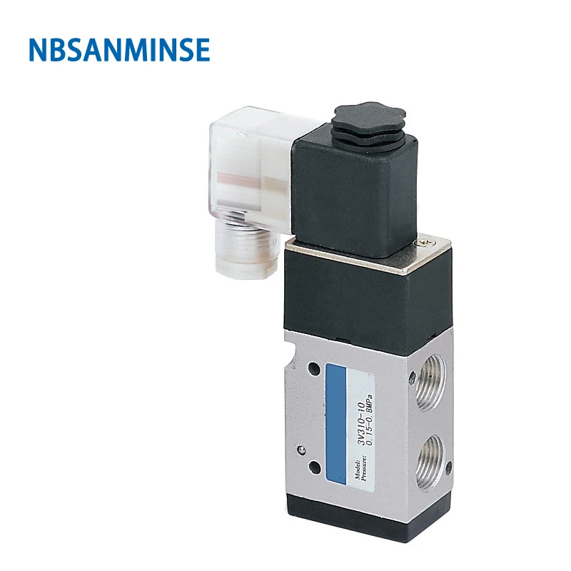 3V310 3V320 Series G3/8  Solenoid Valve Two Position Three Way Pneumatic Valve Single Double Coil  AIRTAC Type NBSANMINSE