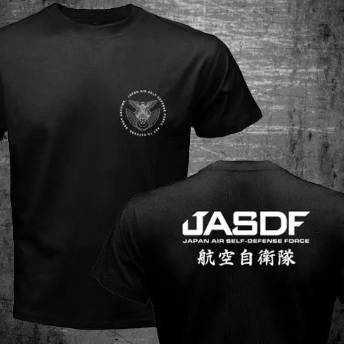 Special Japan Air Self-Defense T shirt printed top tee shirt US size