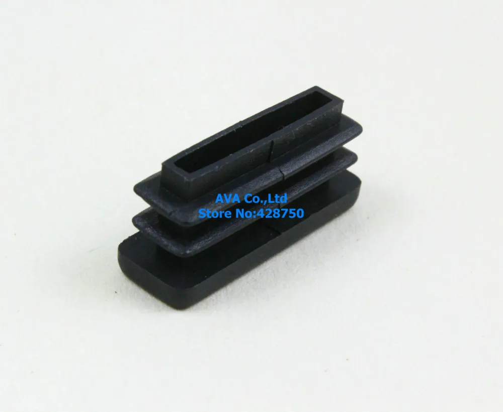 20 Stuks 13x25mm Rechthoek Plastic Insert Cap Tube End Cap