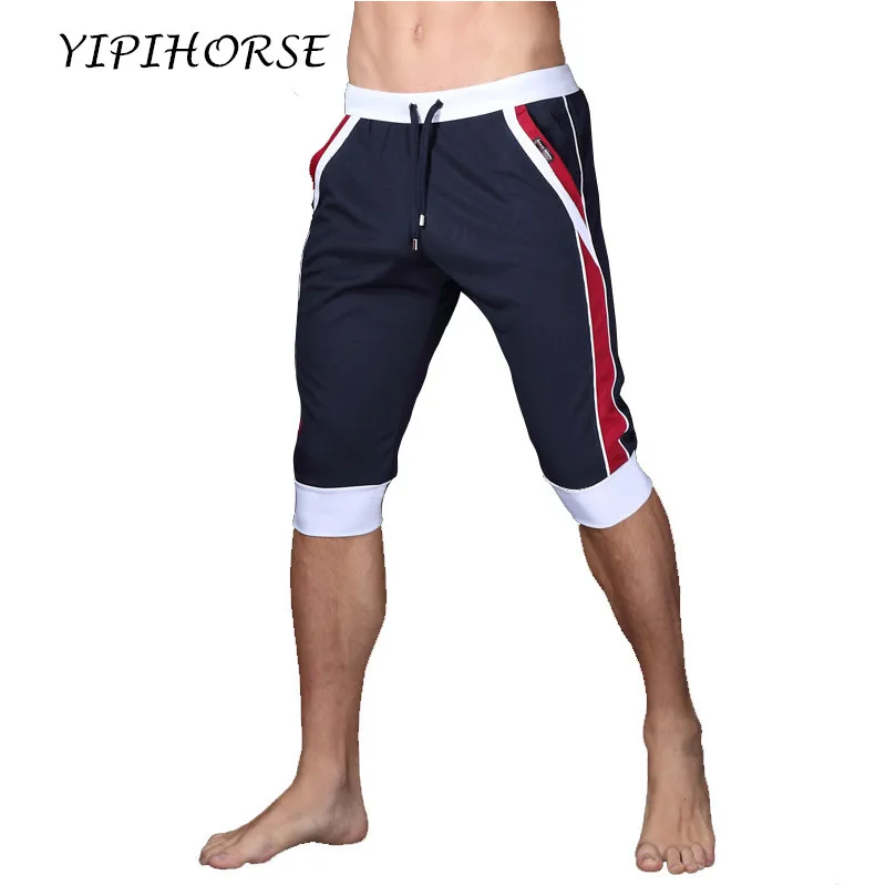 2018 Real New Boardshorts Gym Yipihorse Summer Leisure Sporting Men Trousers Elastic Brand Gyms Mens Quick Dry Outer Wear Home