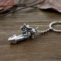 Male Genitalia Key Chain for Lovers Metal Sexy Dick Penis Keyring Individual Keychains Woman Gifts Man Cock Car Key Ring Holder